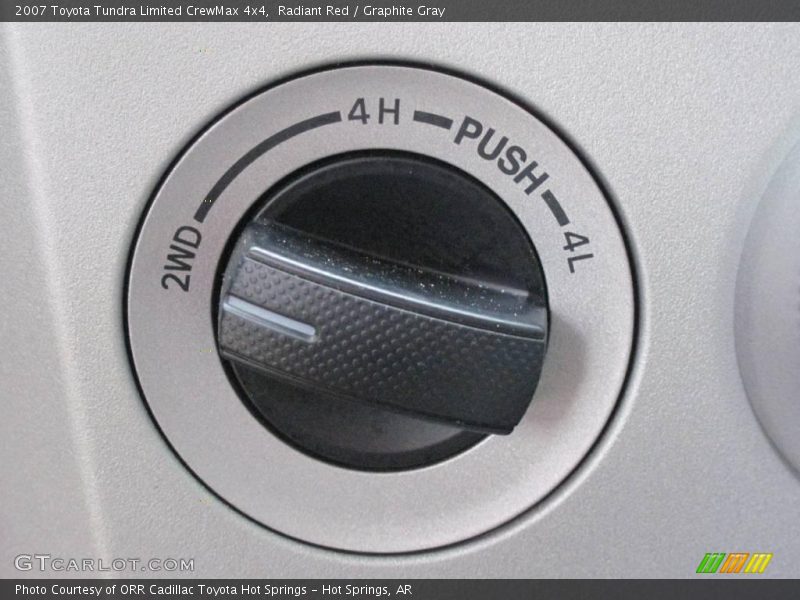 Radiant Red / Graphite Gray 2007 Toyota Tundra Limited CrewMax 4x4