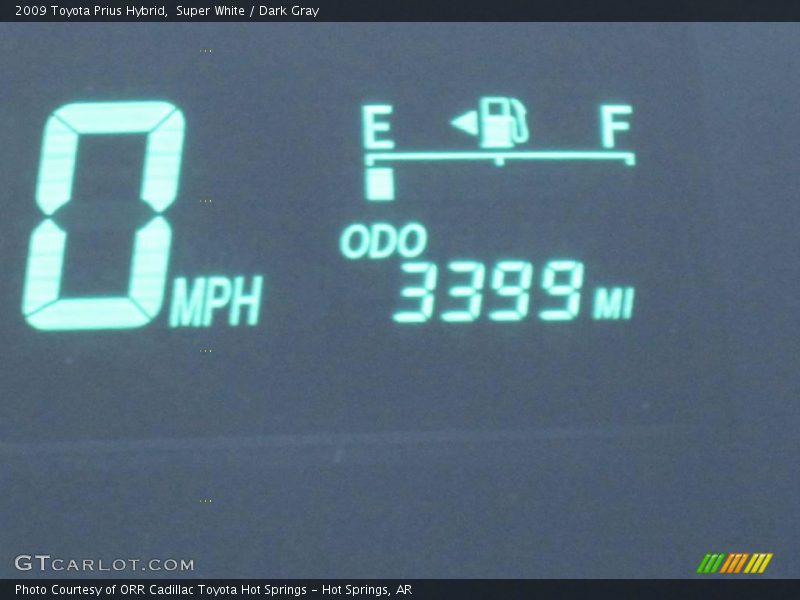 Super White / Dark Gray 2009 Toyota Prius Hybrid