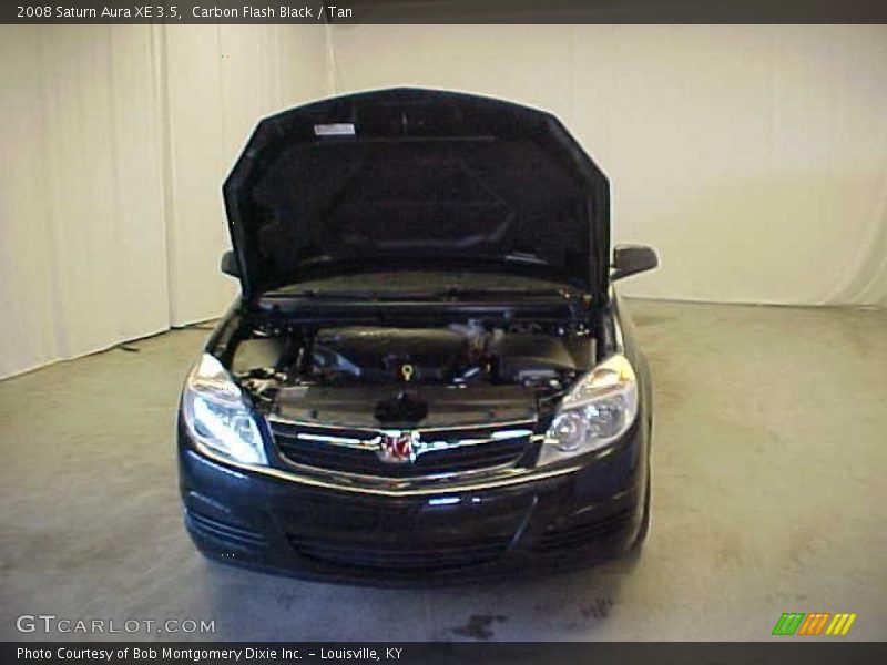 Carbon Flash Black / Tan 2008 Saturn Aura XE 3.5