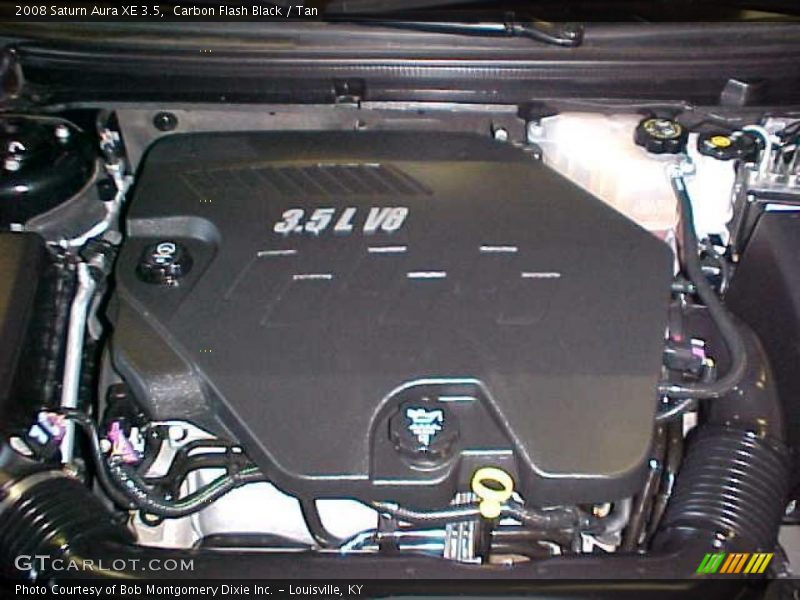 Carbon Flash Black / Tan 2008 Saturn Aura XE 3.5