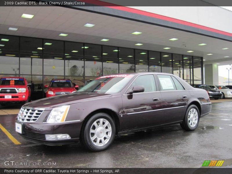 Black Cherry / Shale/Cocoa 2009 Cadillac DTS