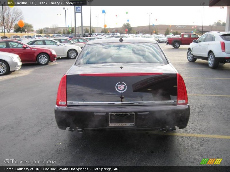 Black Cherry / Ebony 2009 Cadillac DTS
