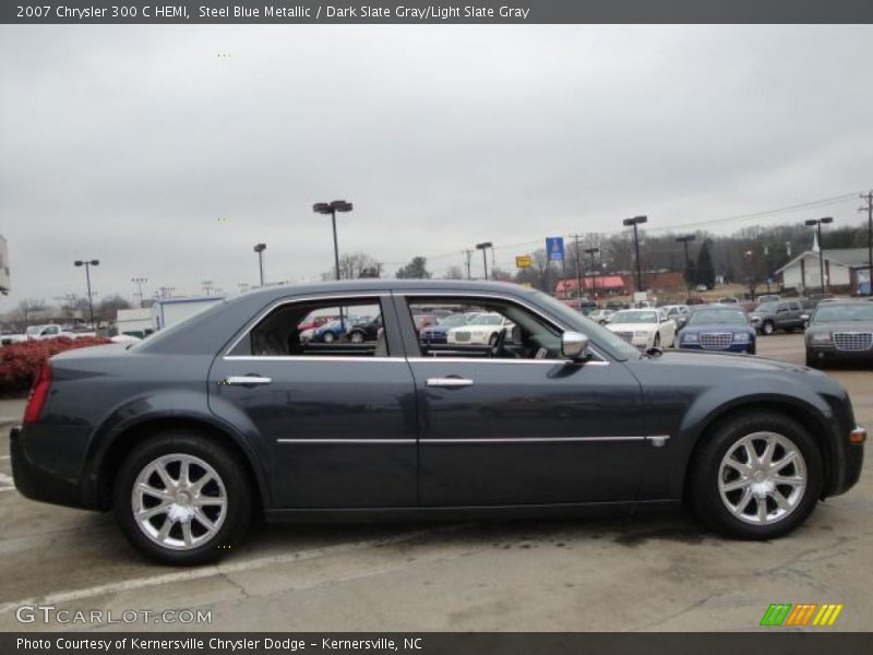 Steel Blue Metallic / Dark Slate Gray/Light Slate Gray 2007 Chrysler 300 C HEMI