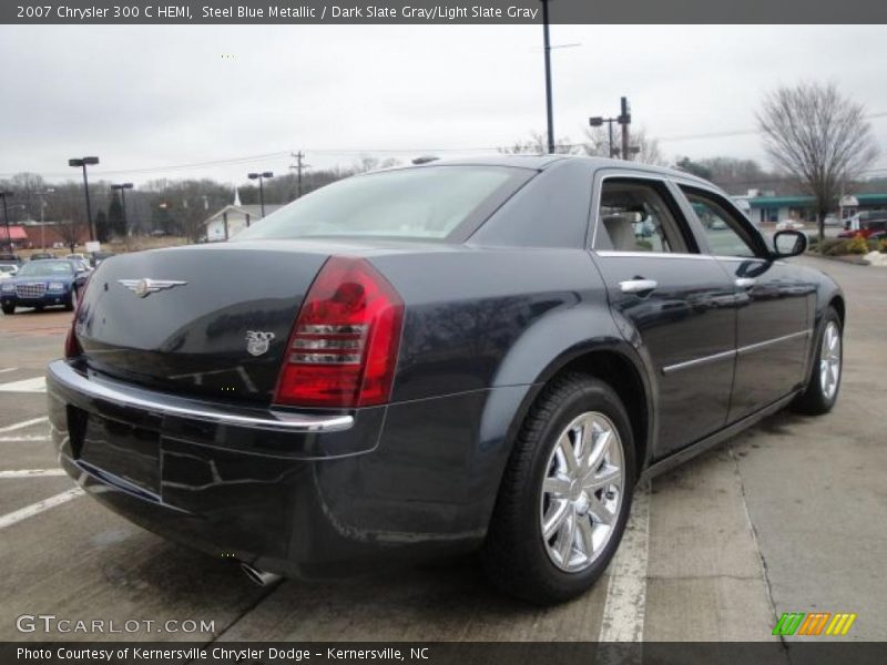 Steel Blue Metallic / Dark Slate Gray/Light Slate Gray 2007 Chrysler 300 C HEMI