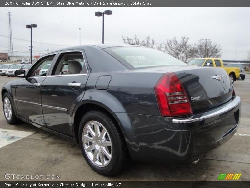 Steel Blue Metallic / Dark Slate Gray/Light Slate Gray 2007 Chrysler 300 C HEMI