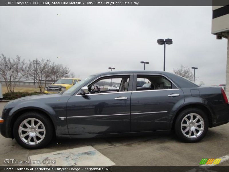 Steel Blue Metallic / Dark Slate Gray/Light Slate Gray 2007 Chrysler 300 C HEMI