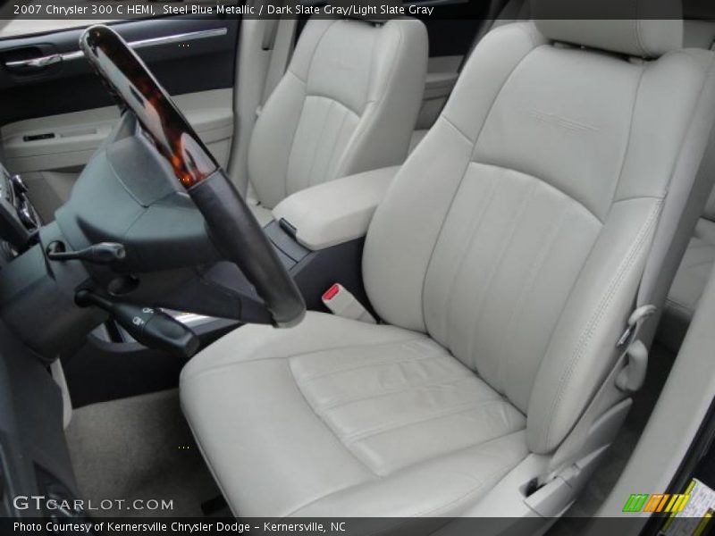 Steel Blue Metallic / Dark Slate Gray/Light Slate Gray 2007 Chrysler 300 C HEMI