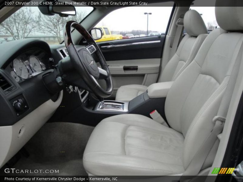 Steel Blue Metallic / Dark Slate Gray/Light Slate Gray 2007 Chrysler 300 C HEMI