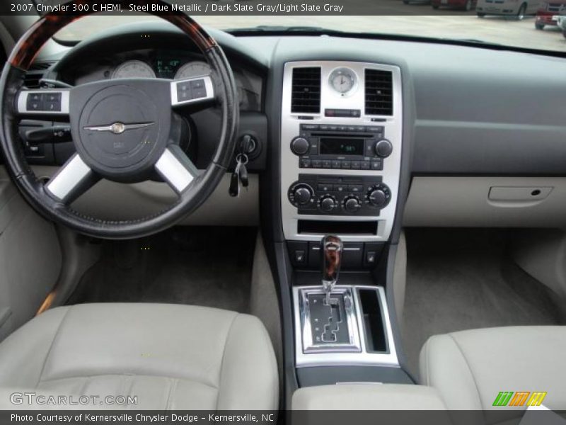 Steel Blue Metallic / Dark Slate Gray/Light Slate Gray 2007 Chrysler 300 C HEMI