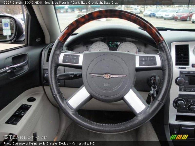 Steel Blue Metallic / Dark Slate Gray/Light Slate Gray 2007 Chrysler 300 C HEMI