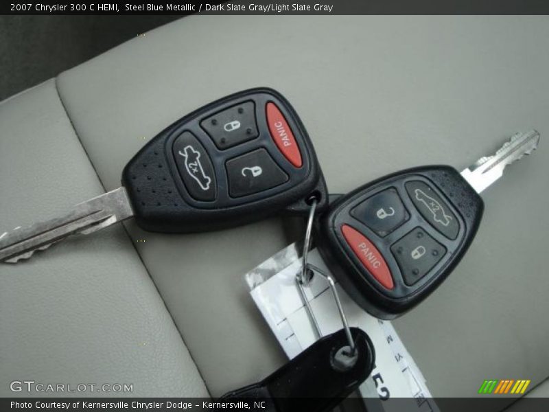 Steel Blue Metallic / Dark Slate Gray/Light Slate Gray 2007 Chrysler 300 C HEMI