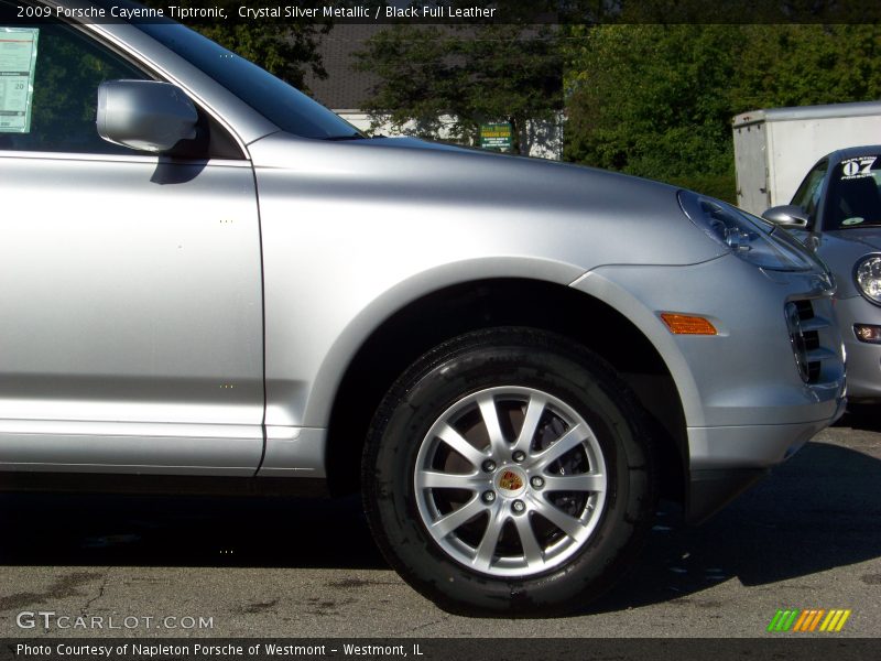 Crystal Silver Metallic / Black Full Leather 2009 Porsche Cayenne Tiptronic