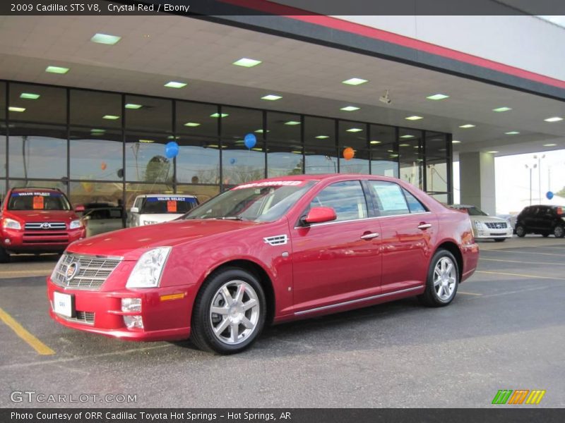 Crystal Red / Ebony 2009 Cadillac STS V8
