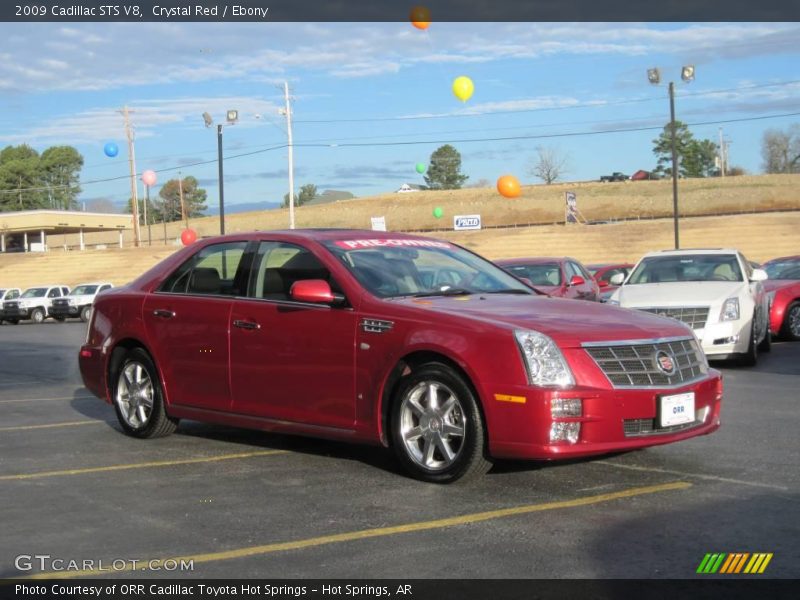 Crystal Red / Ebony 2009 Cadillac STS V8