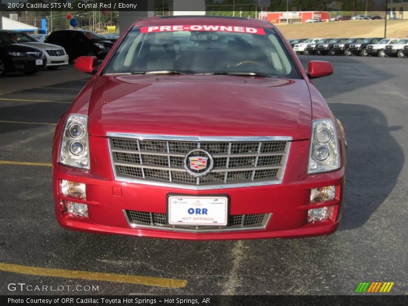 Crystal Red / Ebony 2009 Cadillac STS V8