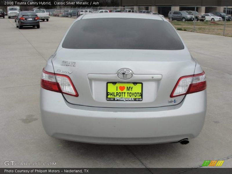 Classic Silver Metallic / Ash 2008 Toyota Camry Hybrid