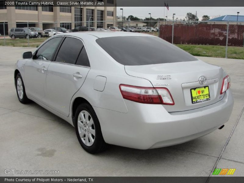 Classic Silver Metallic / Ash 2008 Toyota Camry Hybrid