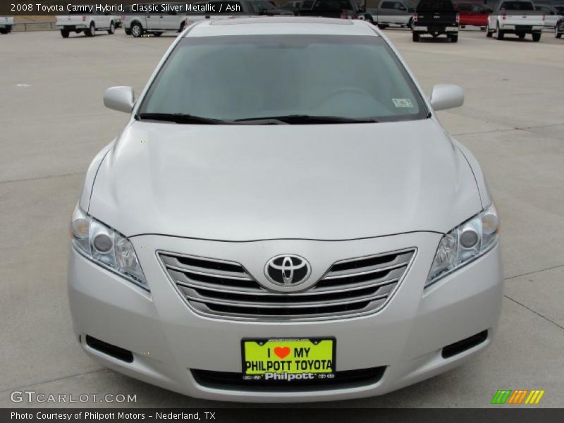 Classic Silver Metallic / Ash 2008 Toyota Camry Hybrid