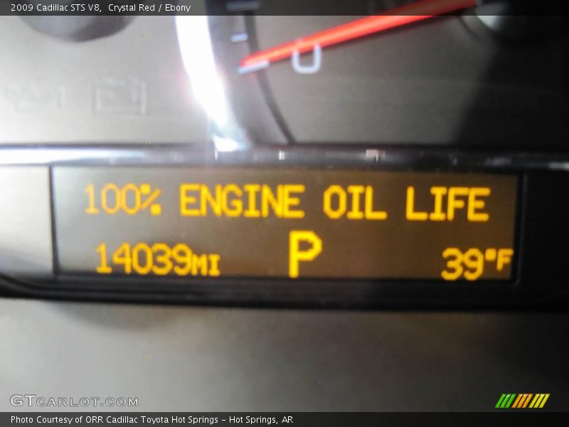 Crystal Red / Ebony 2009 Cadillac STS V8