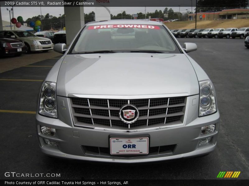 Radiant Silver / Cashmere 2009 Cadillac STS V8