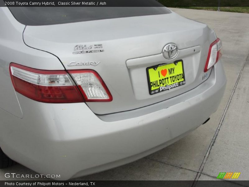 Classic Silver Metallic / Ash 2008 Toyota Camry Hybrid