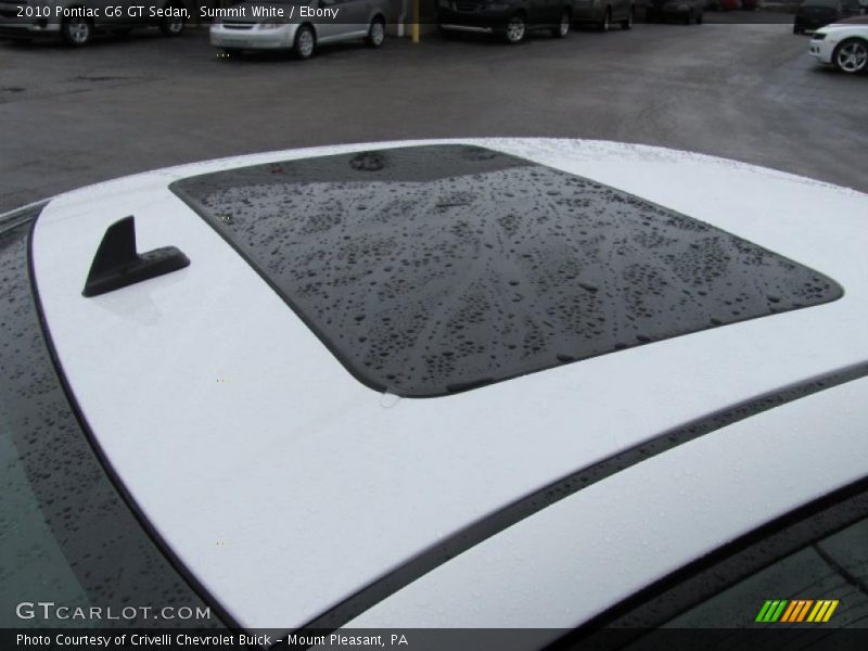Summit White / Ebony 2010 Pontiac G6 GT Sedan