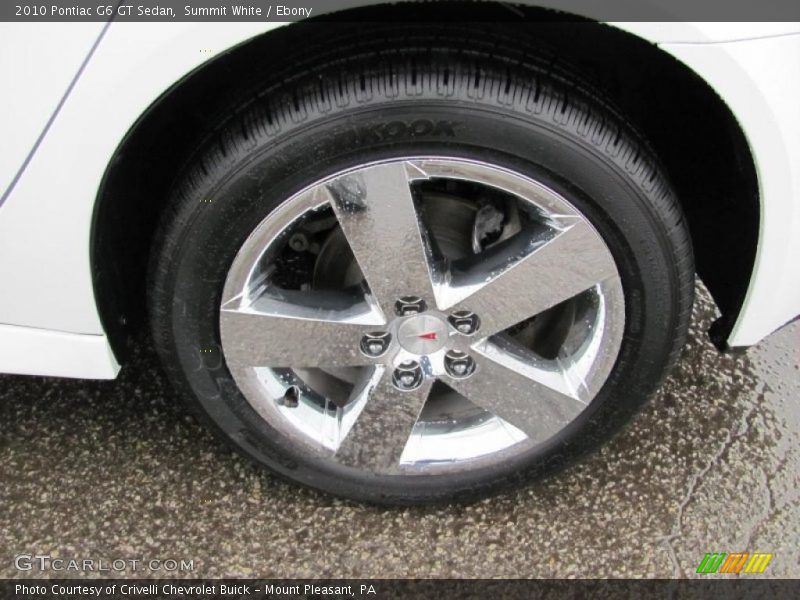 Summit White / Ebony 2010 Pontiac G6 GT Sedan