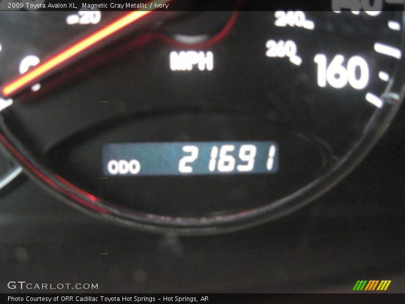 Magnetic Gray Metallic / Ivory 2009 Toyota Avalon XL