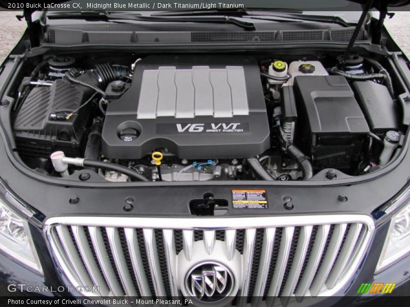 Midnight Blue Metallic / Dark Titanium/Light Titanium 2010 Buick LaCrosse CX