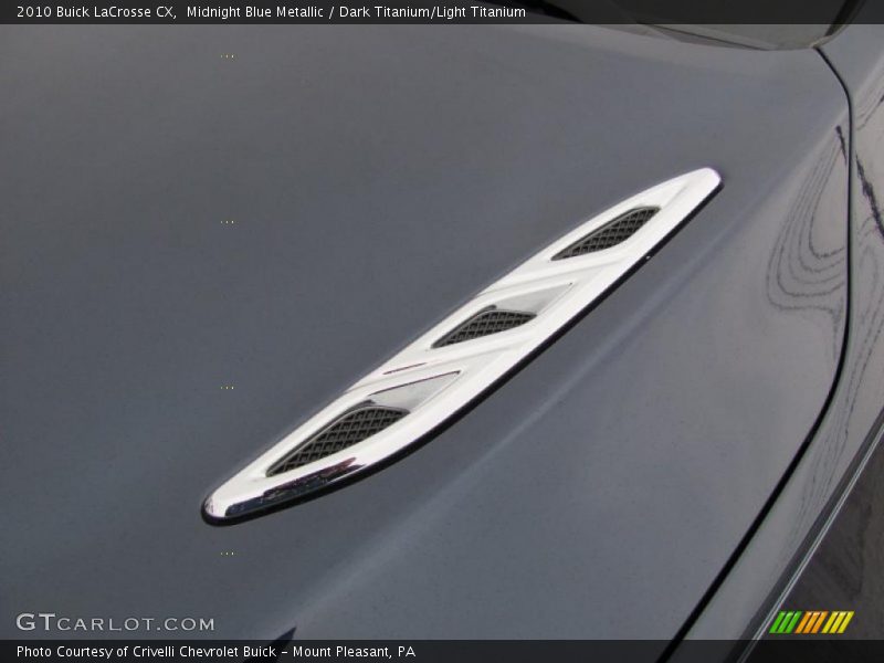 Midnight Blue Metallic / Dark Titanium/Light Titanium 2010 Buick LaCrosse CX