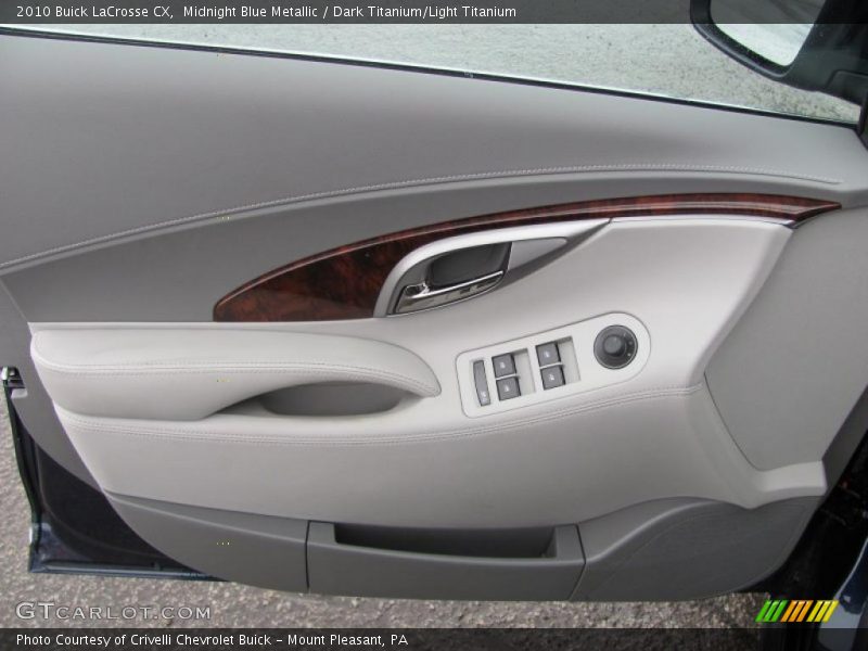 Midnight Blue Metallic / Dark Titanium/Light Titanium 2010 Buick LaCrosse CX