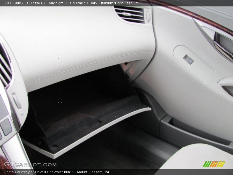 Midnight Blue Metallic / Dark Titanium/Light Titanium 2010 Buick LaCrosse CX