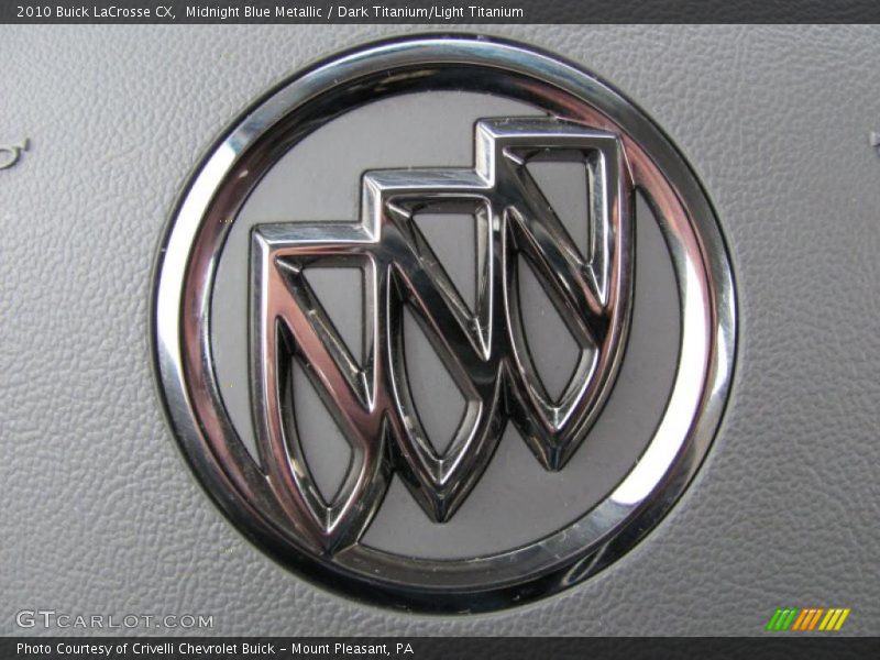 Midnight Blue Metallic / Dark Titanium/Light Titanium 2010 Buick LaCrosse CX