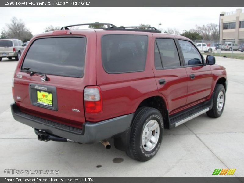 Radiant Red / Gray 1998 Toyota 4Runner SR5