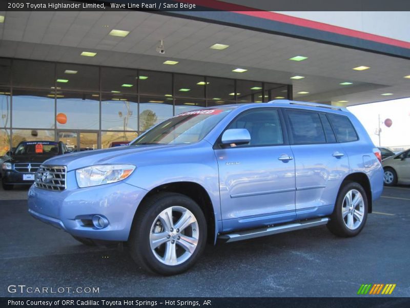 Wave Line Pearl / Sand Beige 2009 Toyota Highlander Limited