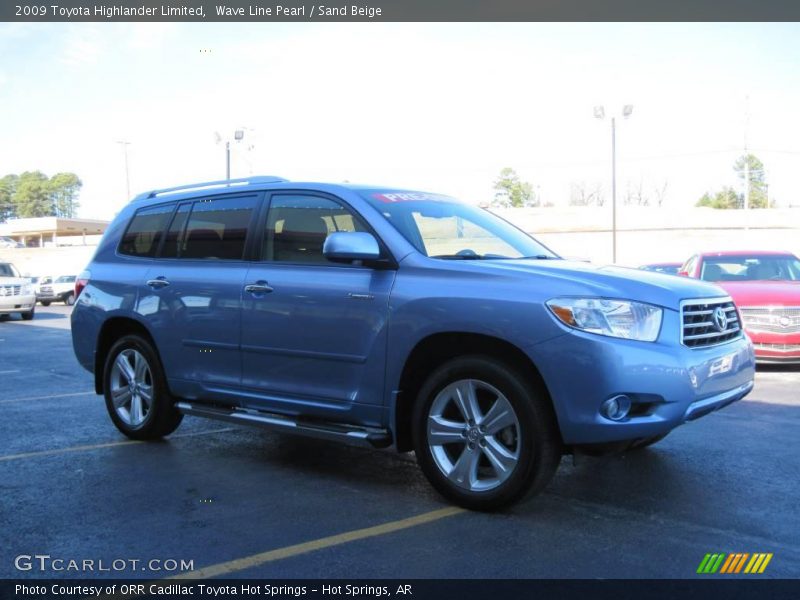 Wave Line Pearl / Sand Beige 2009 Toyota Highlander Limited