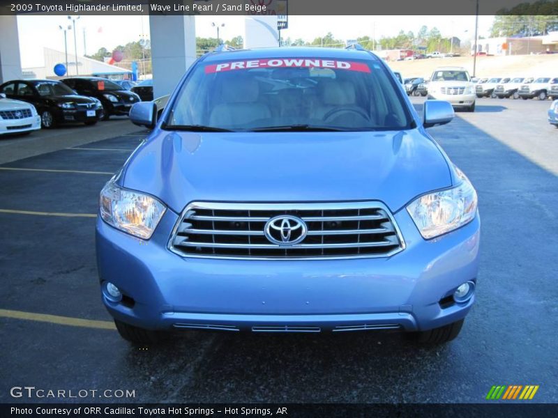 Wave Line Pearl / Sand Beige 2009 Toyota Highlander Limited