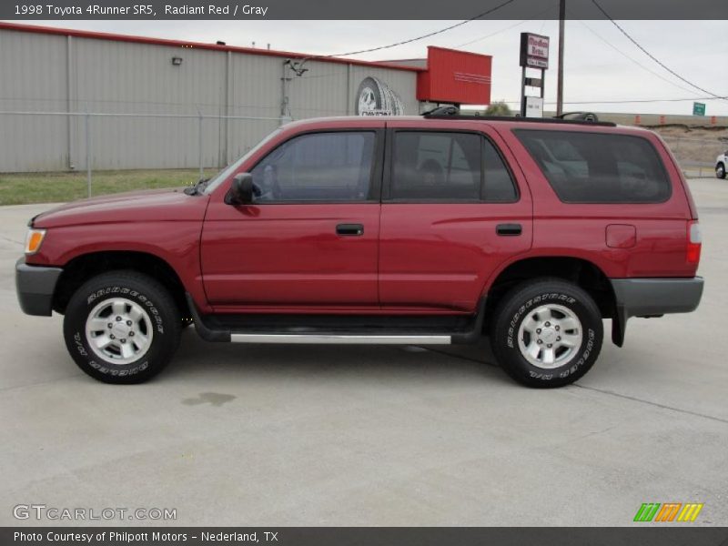 Radiant Red / Gray 1998 Toyota 4Runner SR5