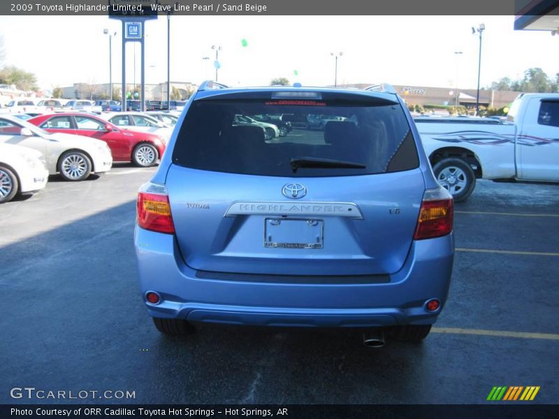 Wave Line Pearl / Sand Beige 2009 Toyota Highlander Limited
