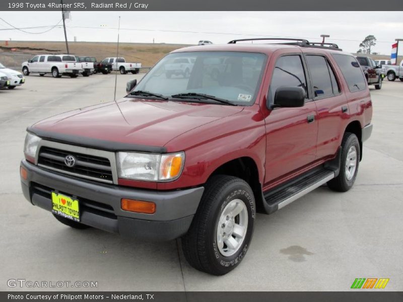 Radiant Red / Gray 1998 Toyota 4Runner SR5