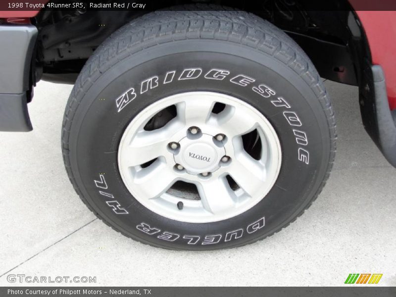 Radiant Red / Gray 1998 Toyota 4Runner SR5