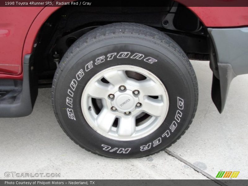 Radiant Red / Gray 1998 Toyota 4Runner SR5