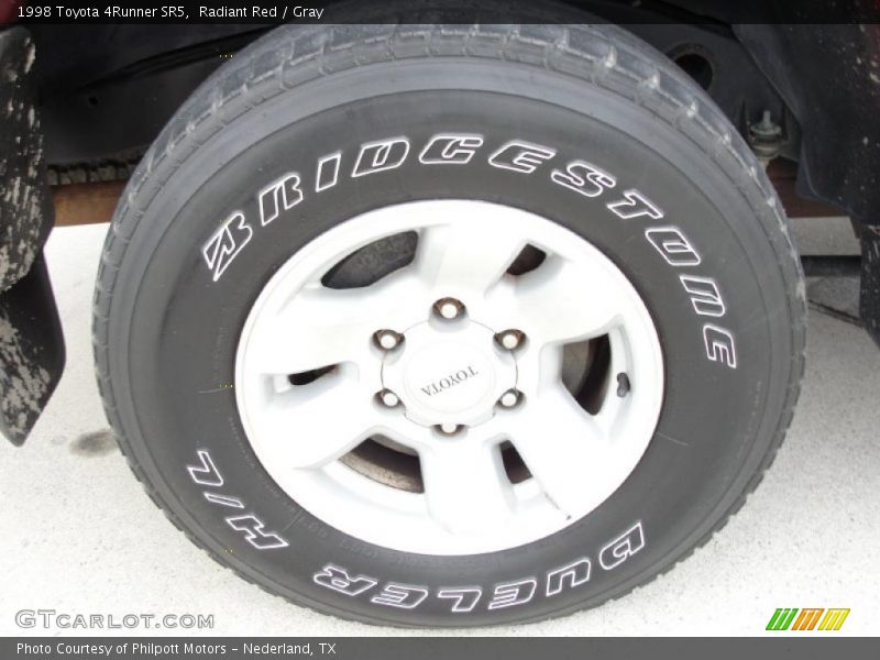 Radiant Red / Gray 1998 Toyota 4Runner SR5