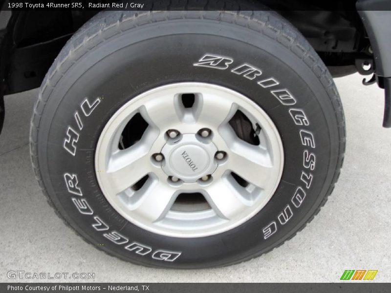 Radiant Red / Gray 1998 Toyota 4Runner SR5