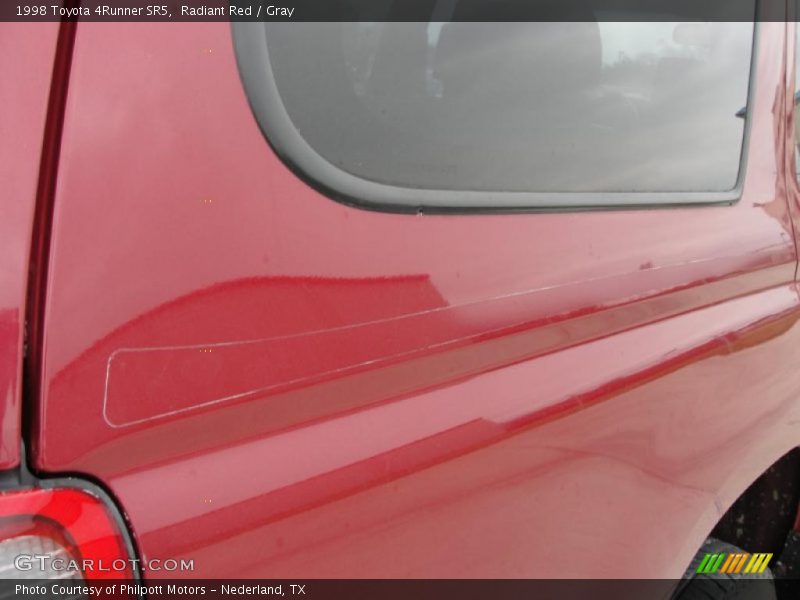 Radiant Red / Gray 1998 Toyota 4Runner SR5