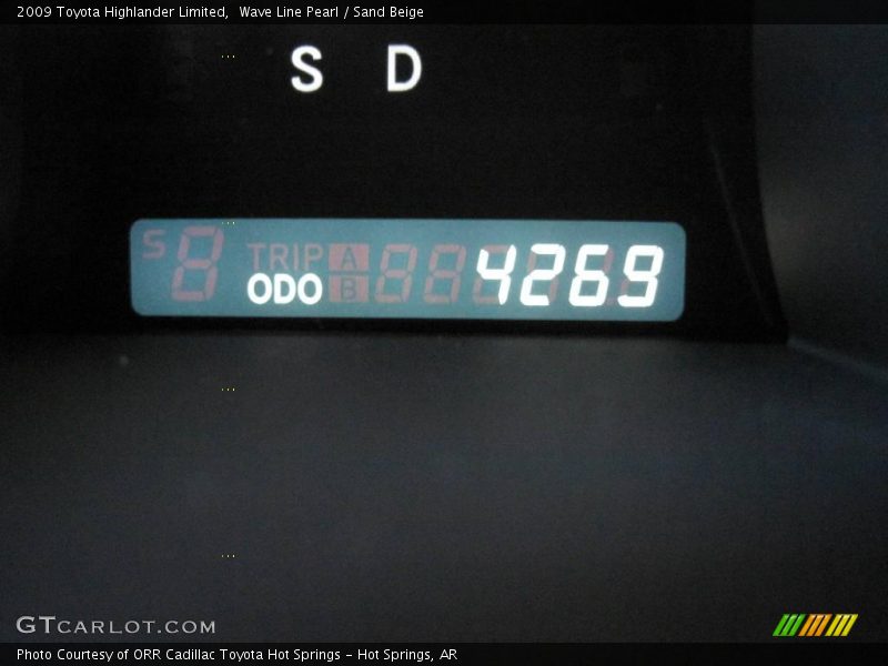 Wave Line Pearl / Sand Beige 2009 Toyota Highlander Limited