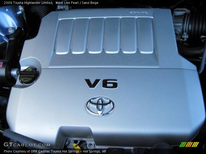 Wave Line Pearl / Sand Beige 2009 Toyota Highlander Limited
