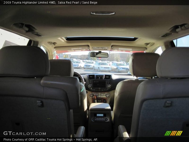 Salsa Red Pearl / Sand Beige 2009 Toyota Highlander Limited 4WD