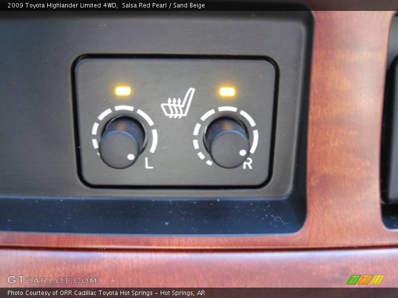 Salsa Red Pearl / Sand Beige 2009 Toyota Highlander Limited 4WD