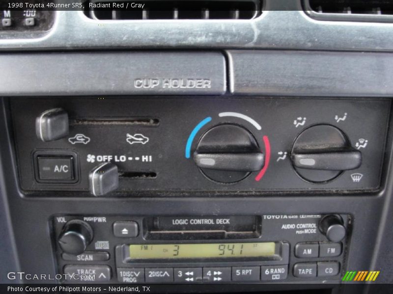Radiant Red / Gray 1998 Toyota 4Runner SR5